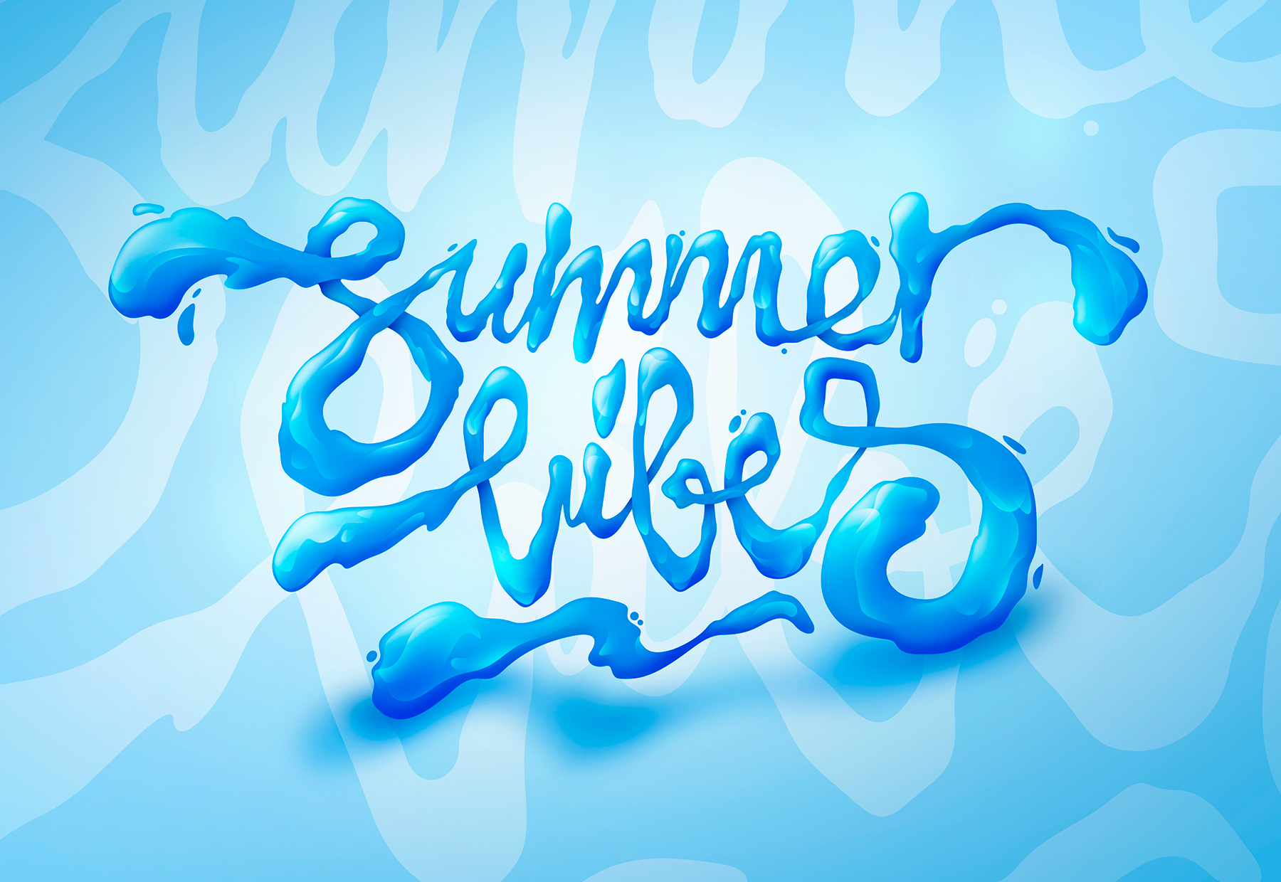 Lettering Summer Vibes
