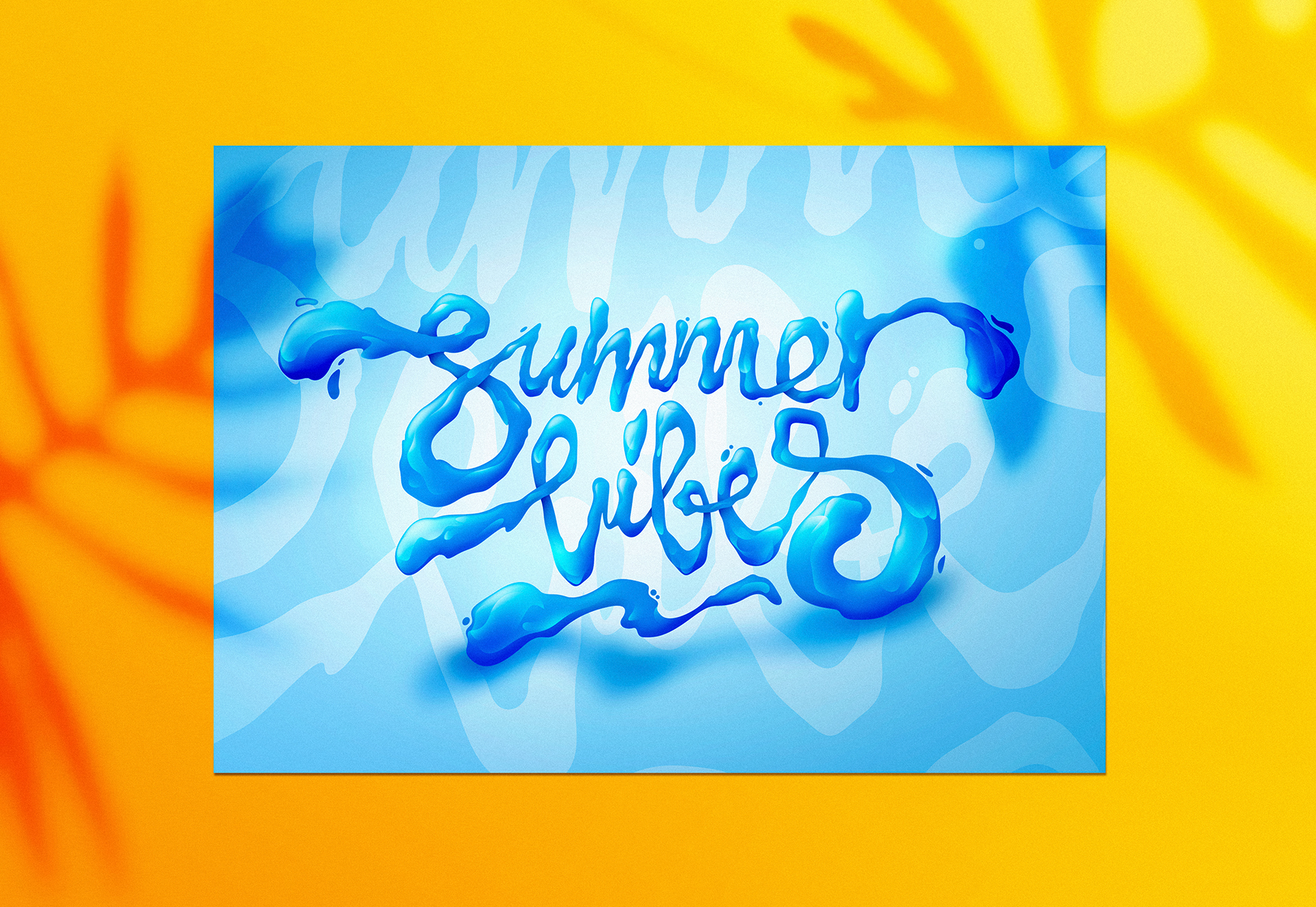 Lettering Summer Vibes